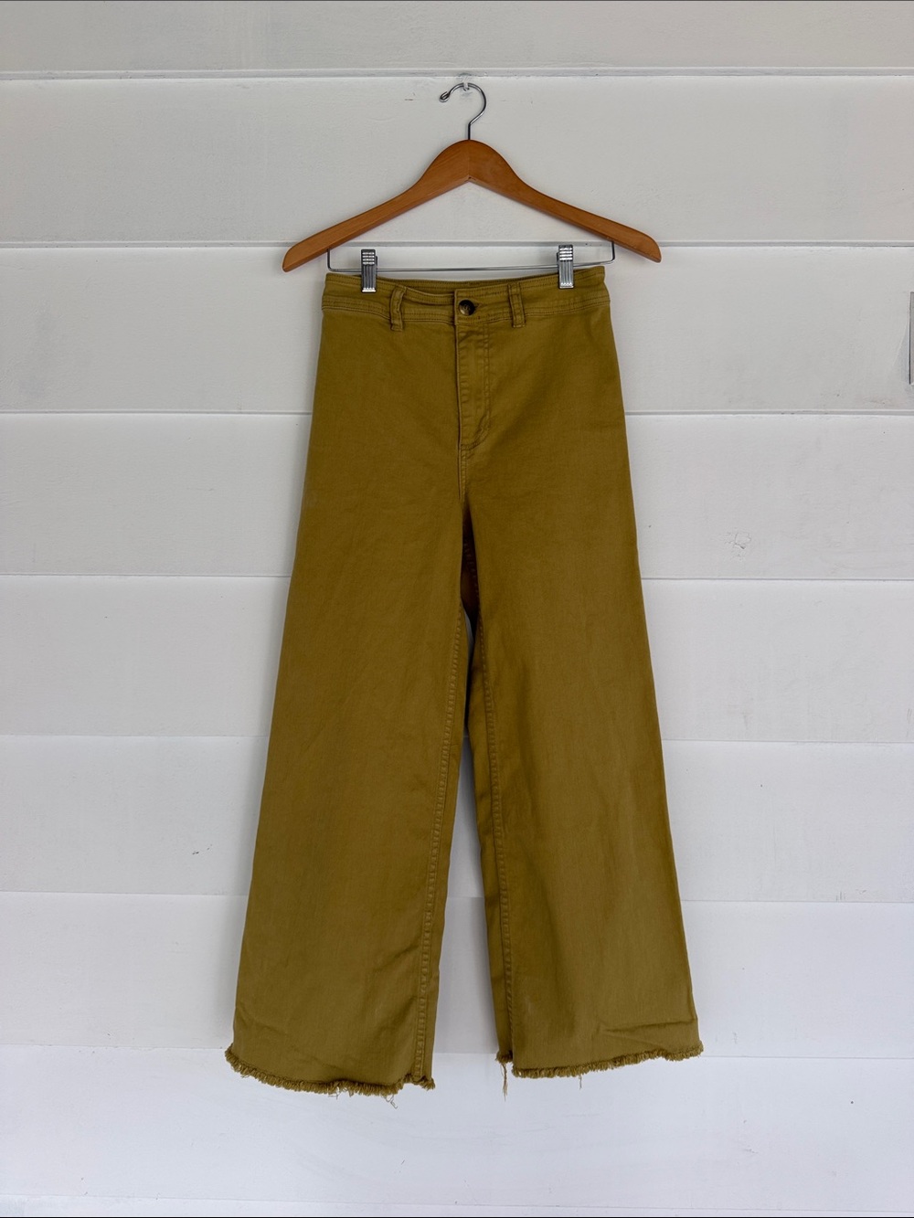 Billabong Fall Stretch Cotton Crop Wide Leg Pant